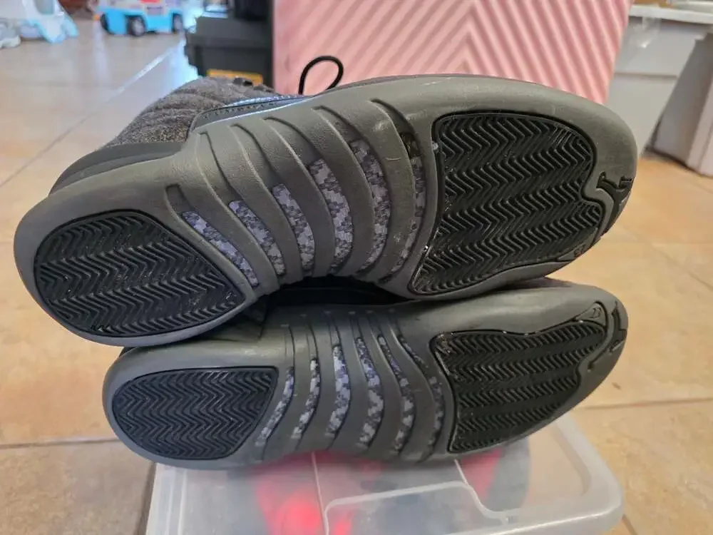 Air Jordan 12 Retro 'Wool' Black/Dark Grey
